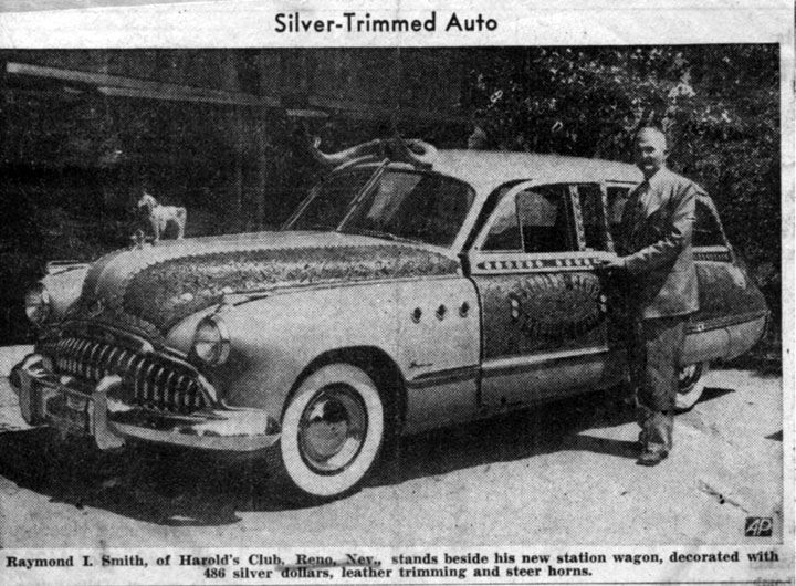 The Reno Harold’s Club 1949 “Silver Dollar” Buick Woody Wagon