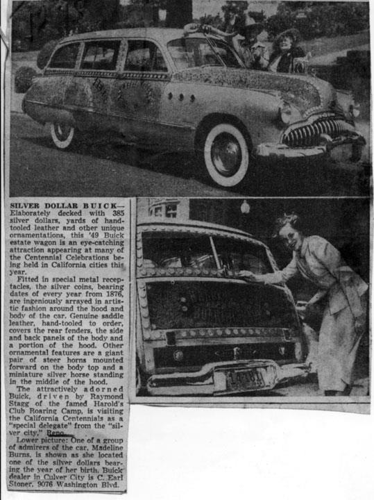 The Reno Harold’s Club 1949 “Silver Dollar” Buick Woody Wagon