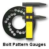 NEW Reusable Wheel Lug Stud Gauge Determines Bolt Pattern 5 x 4.5 4.75 5.0 5.5 